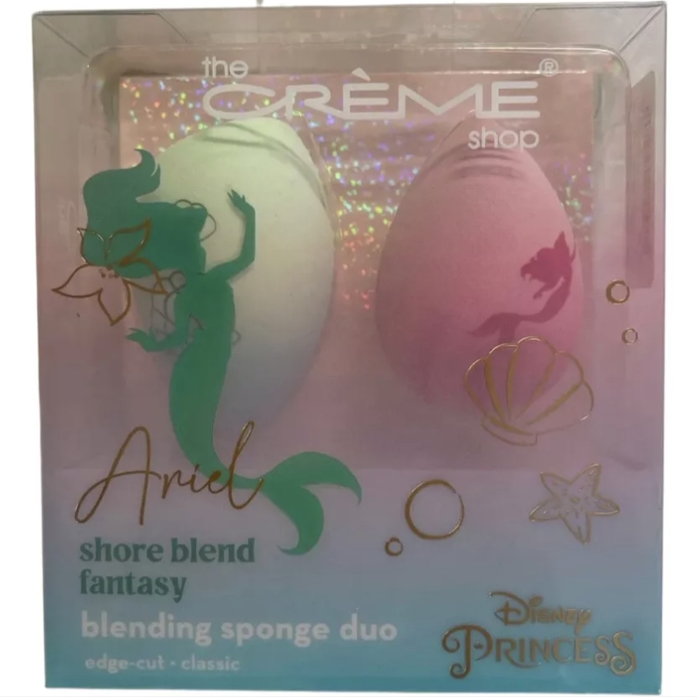 Disney x The Creme Shop Little Mermaid beauty blender set